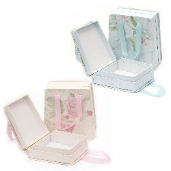 Luxury Bag-shaped Gift Box for Jewelry Packaging, 175x75x195 mm, ASSORTED Designs