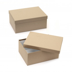 Кутия крафт картон 33x25x14.5 см