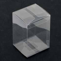 PVC Gift box folding 130x90x65 mm soft transparent