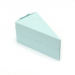 Κουτάκι δώρου από χαρτόνι σε σχήμα κέικ 12x6,5x6 cm μίξ χρώμα -1 τεμάχιο