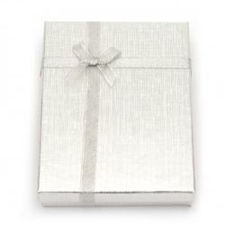 Luxury Jewelry Gift Box, 120x160 mm, Silver