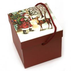Not Available Online. You can also buy at EM ART stores and at +359 884 000 893 Gift box with Christmas motifs 150x150 cm ASSORTED