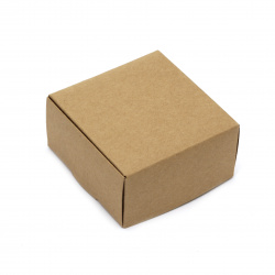 Πτυσσόμενο κουτί από χαρτόνι 8x8x4 cm