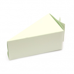 Cardboard Blank for Piece of Cake,12x6.5x6 cm, Reseda Green - 1 piece