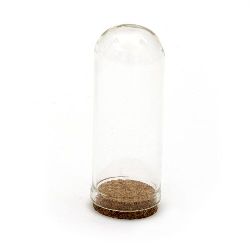 Glass Jar with Cork Stopper,  30x70 mm