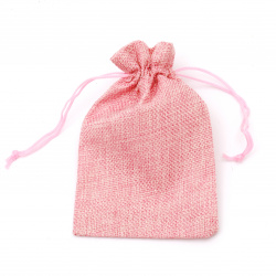 Sack bag 9.5x15.5 cm pink light