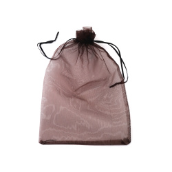 Pungă organza 20x30 cm maro