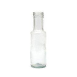 Glass bottle 45x151 mm with screw cap, 100 ml