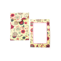 Envelope with Floral Pattern 11x7.5 cm - 10 pieces