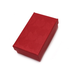 Cardboard Jewelry Gift Box / 5x8 cm / Red