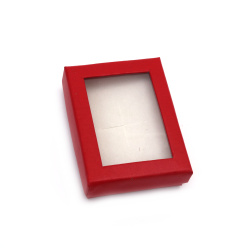 Jewelry Box 6.5x8.5x2.5 cm, Red
