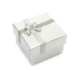 Jewelry Gift Box / 50x50 mm / Silver