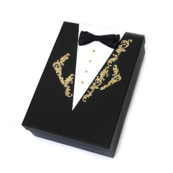 Wedding Gift Box 26x19x8 cm with Painted Groom Design