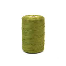 Mercerized Thread 100% Cotton,  20 Tex x 2, Light Green Color - 1000 meters