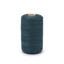 Mercerized Thread 100% Cotton,  20 Tex x 2, Dark Blue Color - 1000 meters