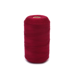 Mercerized Thread 100% Cotton,  20 Tex x 2, Cyclamen Color - 1000 meters