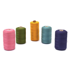 Mercerized Thread 100% Cotton,  20 Tex x 2, MIX Color - 1000 meters