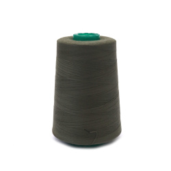 100% Polyester Thread, Green Color - 5000 meters