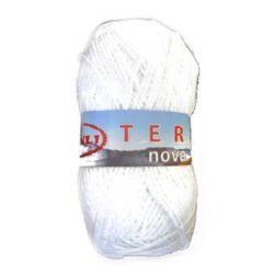 White Yarn TERA NOVA / 50 grams - 160 meters