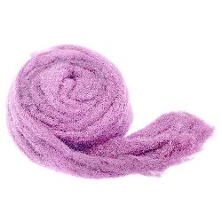 YARN WOOL felt tape light purple  for handmade clothes and accessories-50 grams ~ 1.8 meters