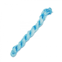 Шнур полиестер 2 мм син светъл ~10 метра
