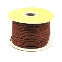 Polyester jewellery cord 2 mm ~ 45 meters