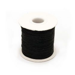 Polyester Cord / 0.8 mm / Black ~ 120 meters