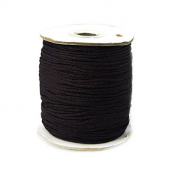 Shnur  poliester 1,5 mm negru ~ 135 metri