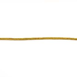 Δεν είναι διαθέσιμο. Κορδόνι σουτάζ Soutache 2,5 mm χρυσό ~ 9 μ