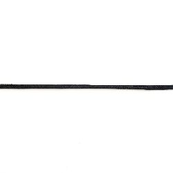 Stoc epuizat. Primeste notificare pe email cand produsul revine in stoc Cordon textil pentru sutaj 2,5 mm culoare albastru închis ~ 9 metri