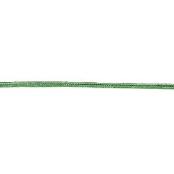 Текстилен шнур за сутаж 2.5 мм цвят зелен ~9 метра