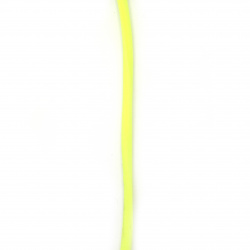 Silk Cord HABOTAI / 5x3 mm / Electric Yellow - 1 meter