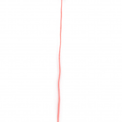 Κορδόνι πολυεστέρα 1 mm ροζ ηλεκτρίκ ~ 23 μέτρα