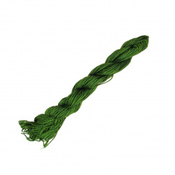 Snur poliester 1 mm măslin verde ~ 23 metri