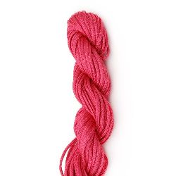 Polyester Cord / 2 mm / Dark Pink ~ 10 meters
