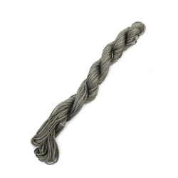 Polyester Cord / 1 mm / Gray ~ 20 meters