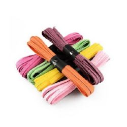 ASSORTED Paper Cord / 8x1 mm  ~ 6.5 meters