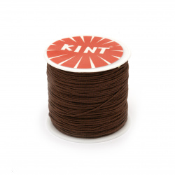 Polyester Cord / 0.8 mm / Brown ~ 45 meters
