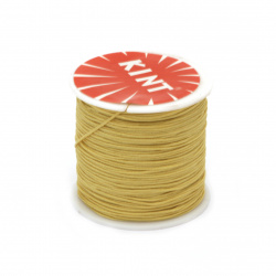 Polyester Cord / 0.8 mm / Yellow ~ 45 meters