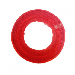 Organza ribbon 10 mm red ~ 45 meters