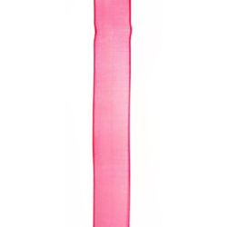 Organza ribbon 15 mm pink dark -45 meters