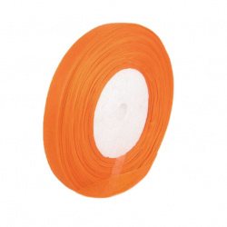Organza ribbon 10 mm orange ~ 45 meters