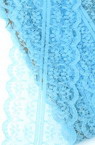 Panglica de dantelă 45 mm albastru -1 metru