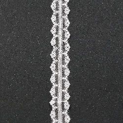 Lace Ribbon 25 mm White - 3 Meters