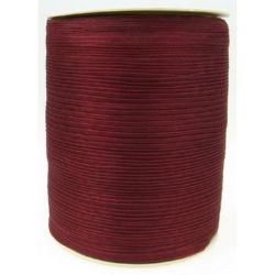 Ширит Органза 3 мм бордо -810 метра