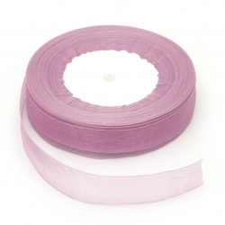 Organza ribbon 20 mm purple -45 meters