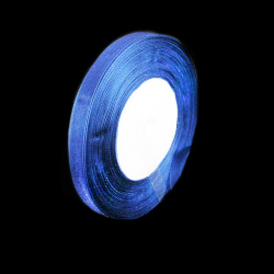 Organza ribbon 20 mm dark blue ~ 45 meters