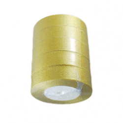 Organza ribbon 25 mm gold ~ 22 meters