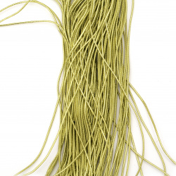 Ламе плетено 2 мм цвят злато ~100 метра