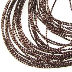 Lame 0,8 mm maron-100 metri